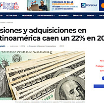 Fusiones y adquisiciones en Latinoamrica caen un 22% en 2024